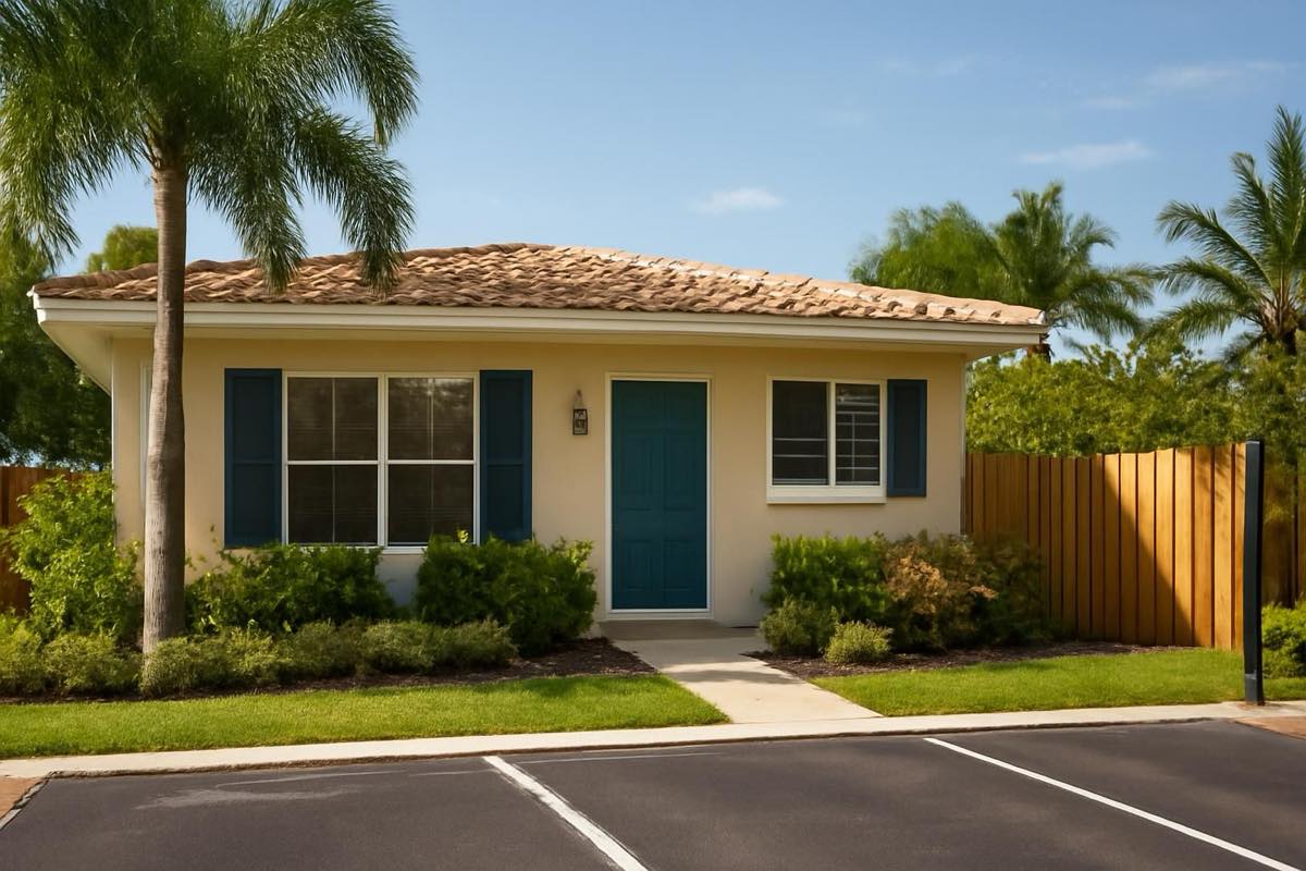 Exterior of a South Florida rental property highlighting various components for cost segregation
